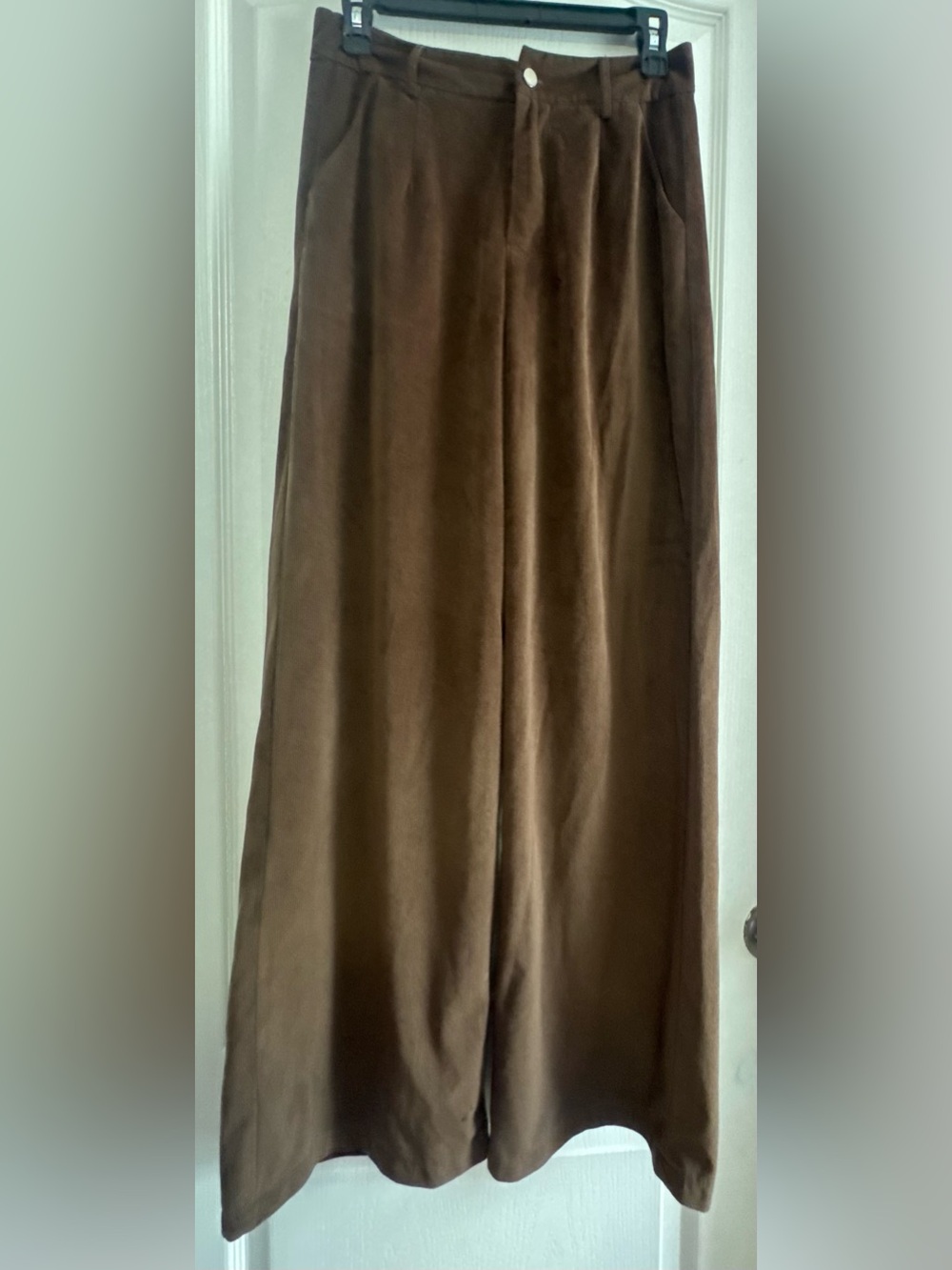 Women’s Brown Wide-Leg Dress Pants